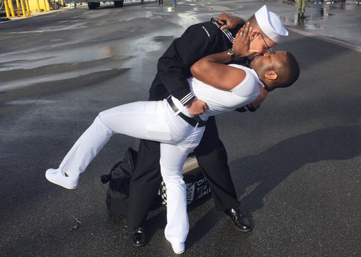 Florida Station Receives Hate For Showing Sailor S Dramatic Gay Kiss