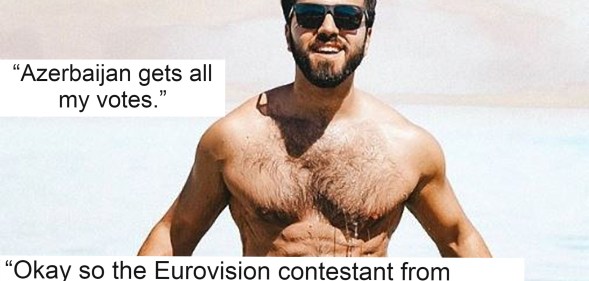 Gay Twitter goes wild for Azerbaijan’s Eurovision contestant