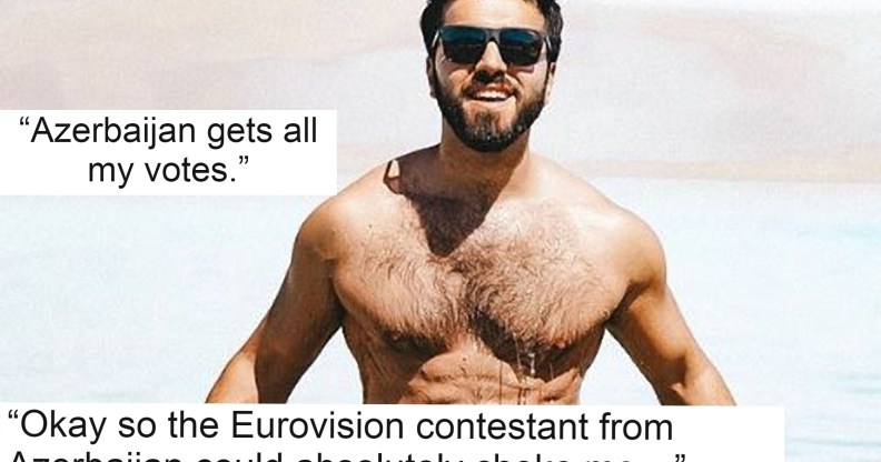 Gay Twitter goes wild for Azerbaijan’s Eurovision contestant