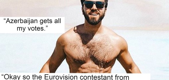 Gay Twitter goes wild for Azerbaijan’s Eurovision contestant