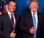 Bryan Eure poses with President Donald Trump