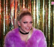 Courtney Act, who identifies as genderfluid