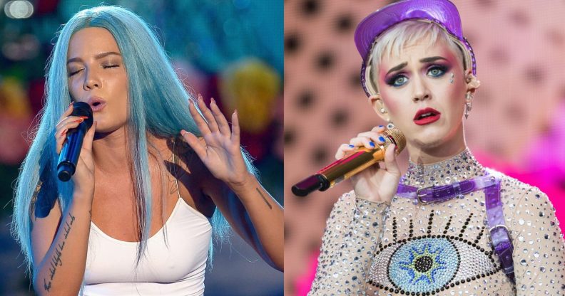 halsey and katy perry getty