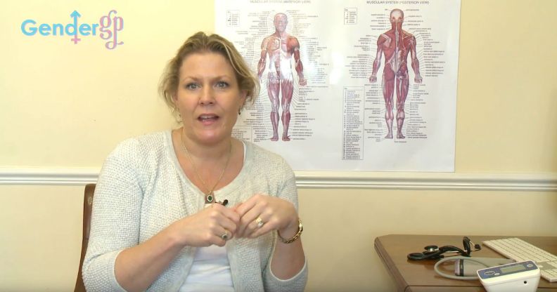 Dr Helen Webberley in a Gender GP video