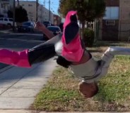 The video shows an impressive skillset of Mortal Kombat inspired moves. (@Hesosoutheast)