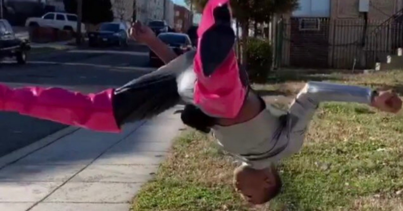 The video shows an impressive skillset of Mortal Kombat inspired moves. (@Hesosoutheast)