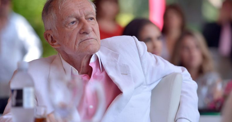 Hugh Hefner attends Playboy's 2013 Playmate Of The Year lunch