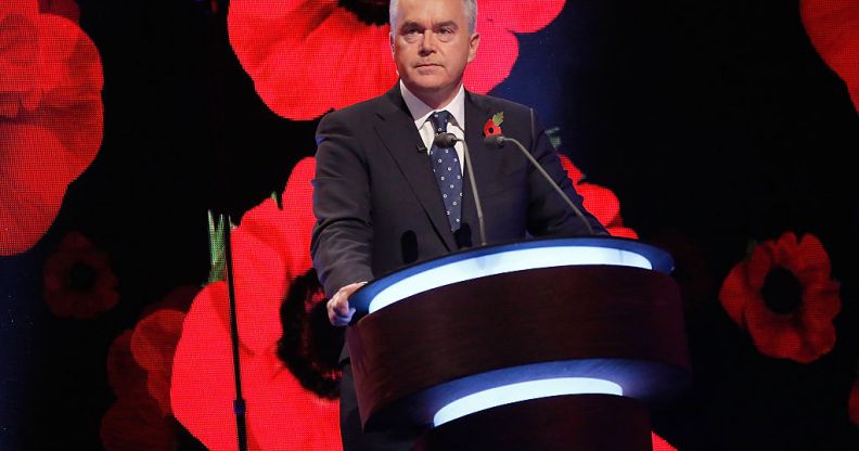 Huw Edwards at the Festival of Remembrance. The BBC News star has revealed that he is now a sex symbol with the LGBT+ community