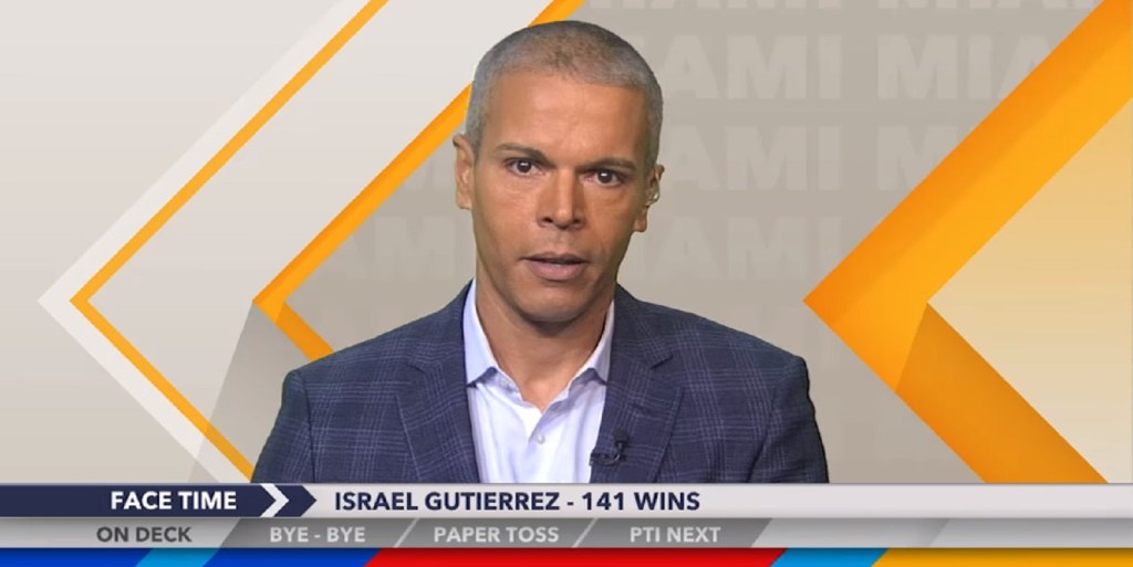 Israel Gutierrez on ESPN's Around the Horn