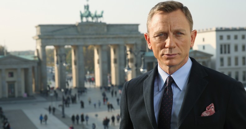 Actor Daniel Craig, who said 'anything is possible' in relation to a question about the possibility of a gay James Bond, pictured during a photocall in Berlin.