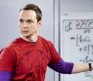 "The Locomotion Reverberation"-- Pictured: Sheldon Cooper (Jim Parsons). Leonard and Wolowitz try to distract Sheldon when he slows the progress of their guidance system. Also, Penny and Amy take Bernadette out for the night, leaving Raj and Stuart to care for baby Halley, on THE BIG BANG THEORY, Thursday, Feb. 9 (8:00-8:31 PM, ET/PT), on the CBS Television Network. Dean Norris returns as Colonel Williams.