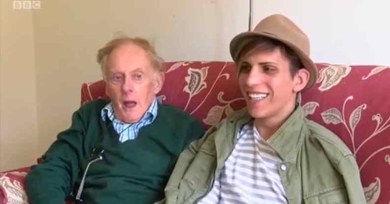 Gay vicar Philip Clements and Florin Marin