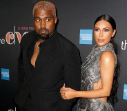 Kanye West and Kim Kardashian West attend the opening night of the new musical The Cher Show on Broadway at Neil Simon Theatre on December 3, 2018