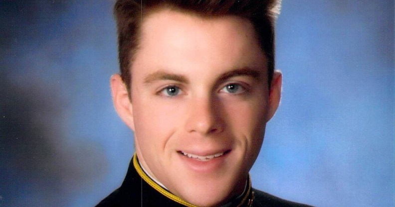 Kevin Deese graduated from the US Navy Academy in 2014 and is now fighting the HIV military ban.
