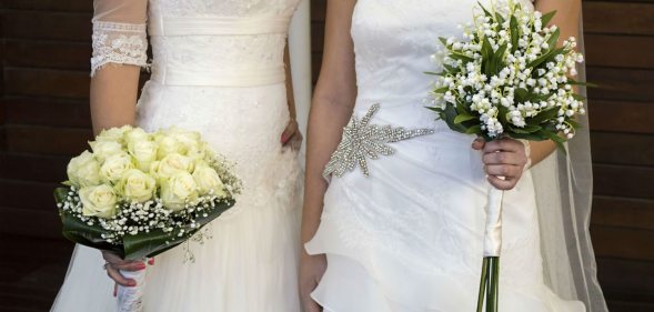 Wife and wife - not wife and "partner"