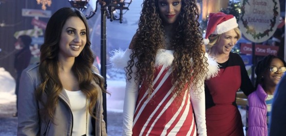 A shot from Life-Size 2, a Disney sequel set at Christmas which features a bisexual protagonist