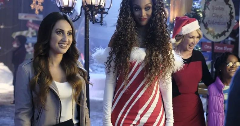 A shot from Life-Size 2, a Disney sequel set at Christmas which features a bisexual protagonist