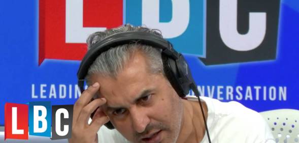 Maajid Nazaw responded to comments from the caller. (LBC)