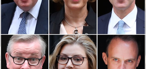 Boris Johnson, Andrea Leadsom, Jeremy Hunt, Dominic Raab, Penny Mordaunt and Michael Gove