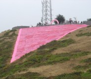Pink Triangle on twin peaks in san francisco