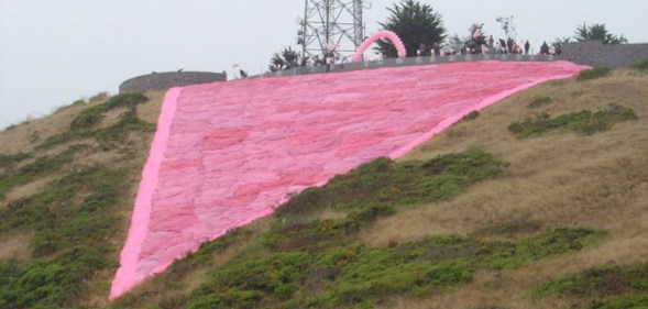 Pink Triangle on twin peaks in san francisco