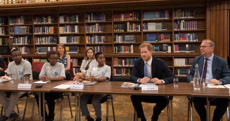 Prince Harry at roundtable discussion on HIV and Aids in London