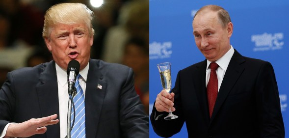 Donald Trump and Vladimir Putin