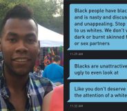 Racism at Toledo Pride (Twitter/@TEEZBabyCakes)