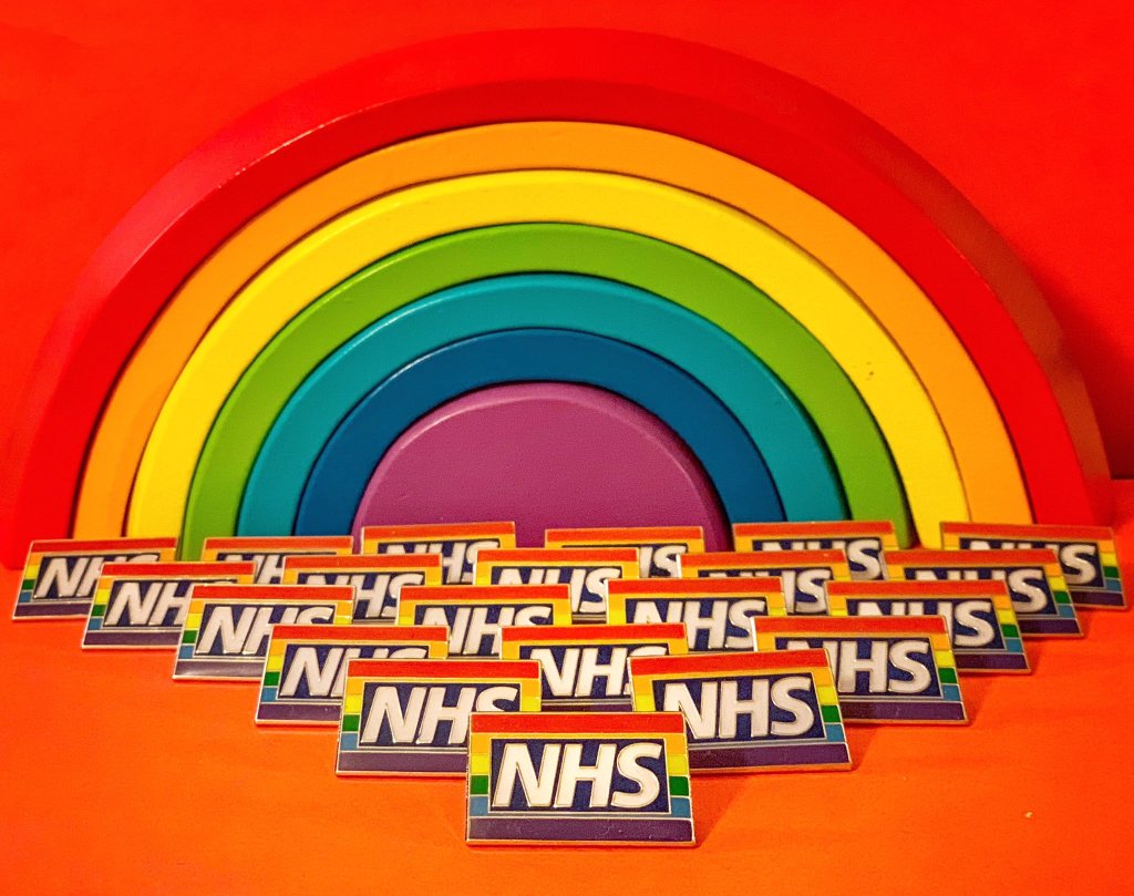 The Rainbow Badges serve to show the hospital is a non-judgemental and inclusive place. (@RainbowNHSBadge/Twitter)