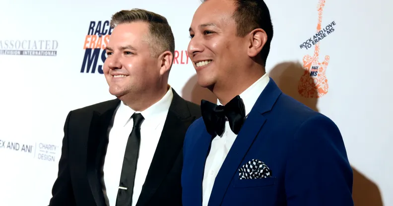 Ross Mathews and Salvador Camarena attend the 23rd Annual Race To Erase MS Gala