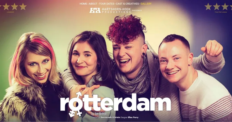 Rotterdam is a play created by Jon Brittain and directed by Donnacadh O'Briain. (Hartshorn-Hook Productions)