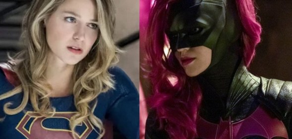 Supergirl and Batwoman met on Monday ahead of Ruby Rose's hero starting her own show (The CW)