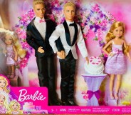 The same-sex Ken pairing which Matt Jacobi and his partner Nick Caprio made for Jacobi's niece