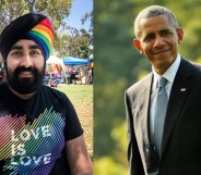 Barack Obama Jiwandeep Kohli Rainbow Turban