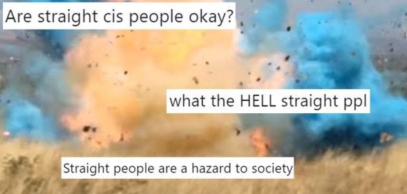 Tweets from people making fun of Dennis Dickey's gender reveal wildfire in Arizona