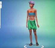 Screenshow of a Create A Sim page