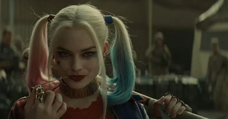 Margot Robbie plays Harley Quinn in 2016 film Suicide Squad.