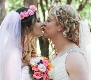 Pride brides wedding photos viral