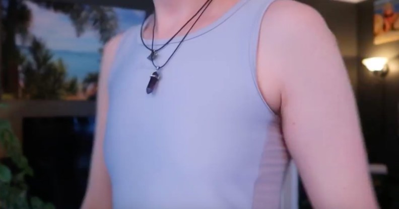 Youtube Kovu Kingsrod reviews chest binders for a giveaway on his channel.