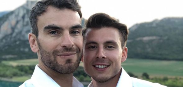 Figure skaters Eric Radford and Luis Fenero get married