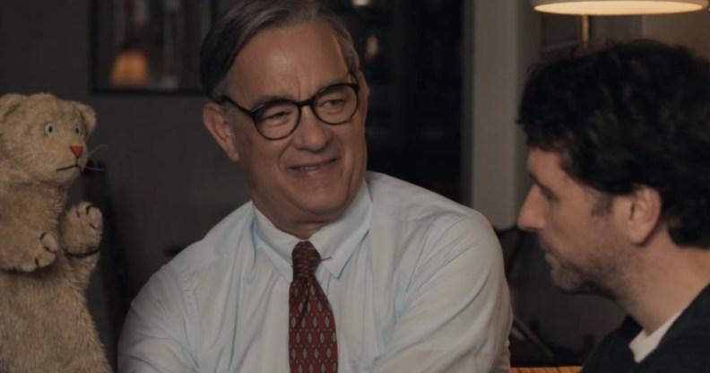 Tom Hanks plays Fred Rogers in A Beautiful Day in the Neighbourhood (Sony Pictures Entertainment)