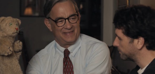 Tom Hanks plays Fred Rogers in A Beautiful Day in the Neighbourhood (Sony Pictures Entertainment)