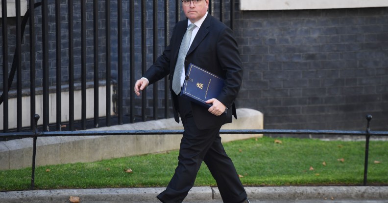 Robert Buckland outside Downing Street
