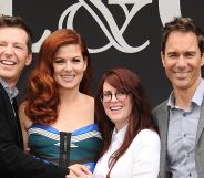 Sean Hayes, Debra Messing, Megan Mullally and Eric McCormack of Will & Grace.