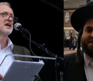 Labour leader Jeremy Corbyn is under fire over the meeting with Shraga Stern