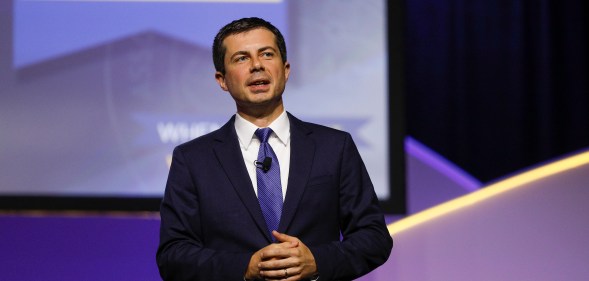 Democratic presidential candidate and South Bend, Indiana mayor Pete Buttigieg