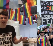Dan Howell went to Pride in London for the first time