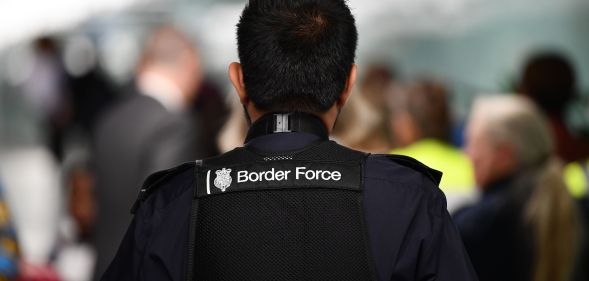 A UK Border Force official