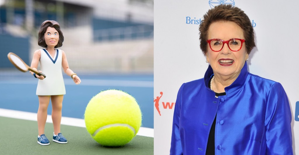 Billie Jean King has been turned into an action figure