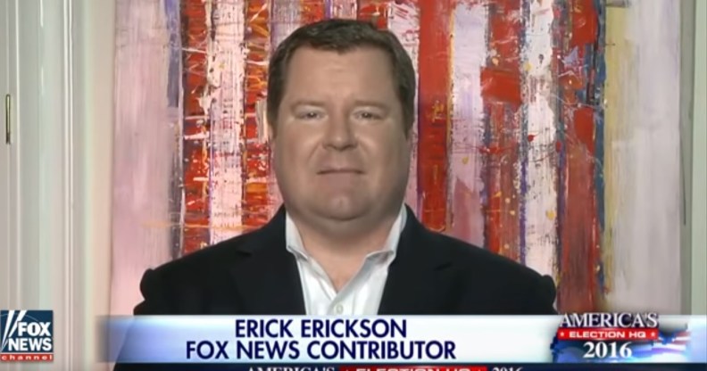 Former Fox News pundit Erick Erickson